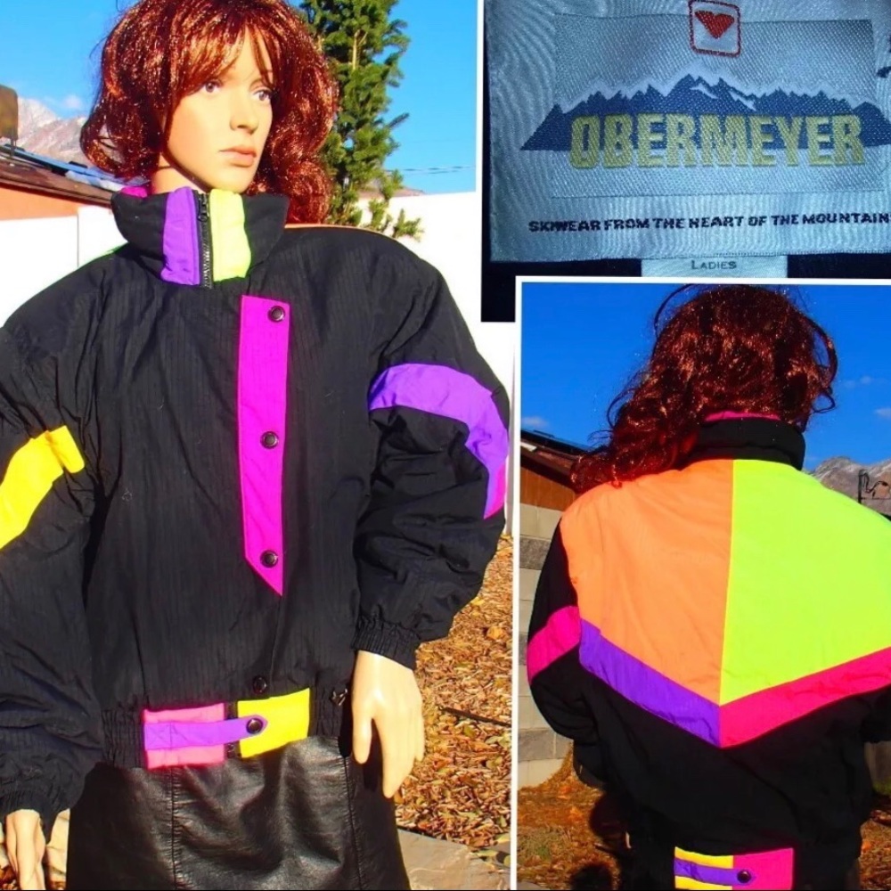 Women’s 80’s Ski Jacket Size Medium